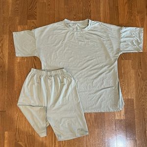 2-Piece Biker Short Set